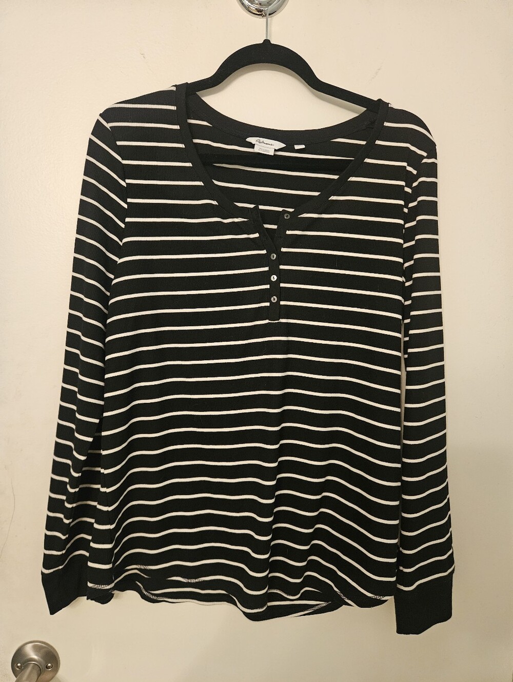 Ribbed Long Sleeve Shirt